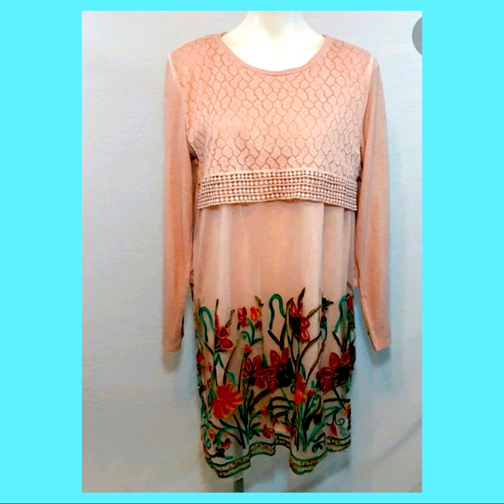 Simply couture pink dress size 16